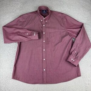 Wool & Prince Shirt Mens XL Luxury 100% Worsted Wool Regular Fit Work/Date Night
